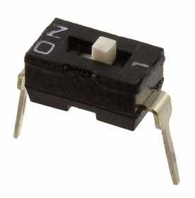 KAE01LAGT, DIP Switches / SIP Switches 1 Position Extended Splayed