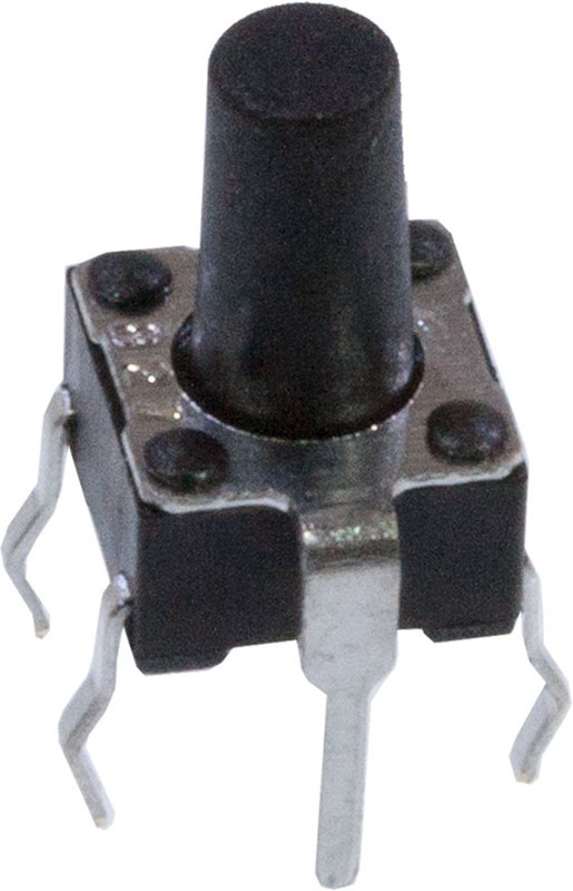 KAN0621-0951B010, кнопка тактовая 6х6 h=9.5мм (=0695GHIM-130G-G, =TS-A4PG-130)