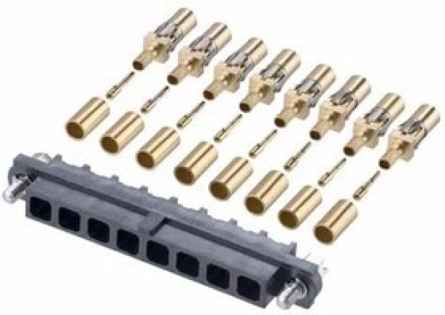 M80-FC305F1-08, Rectangular Cable Assemblies FEMALE CRIMP COAX 8 POS 6 GHz 50 Ohm M80-FC305F1-08, Rectangular Cable Assemblies FEMALE CRIMP COAX 8 POS 6 GHz 50 Ohm
