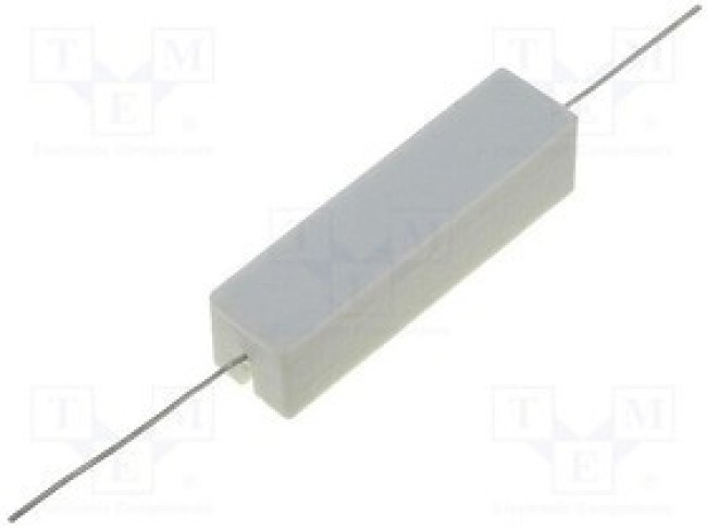 CRL15W-30R, Резистор проволочный, керамический, THT, 30Ом, 15Вт, ±5%