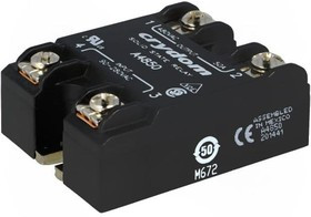 A4850, реле твердотельное 480VAC/50A, 90-280VAC In, Zero Cross