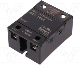 SR1-1450, Реле: полупроводниковое, Uупр: 4-30ВDC, 50А, 48-480ВAC, винтами