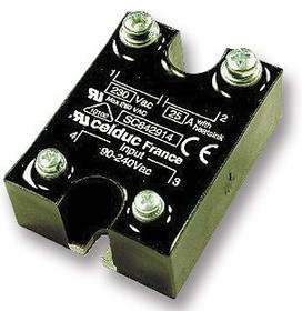 SC841110, Твердотельное реле, 12 А, 280 В СКЗ, Панель, Винт, Переход Через Нуль