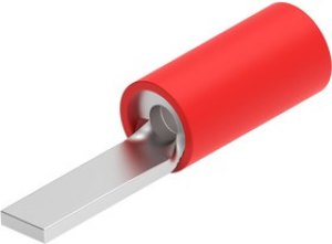 130861, Ножевая клемма, PIDG, 22AWG до 16AWG, 1.42 мм², Красный, Нейлон (Полиамид), 2.95мм x 0.8мм