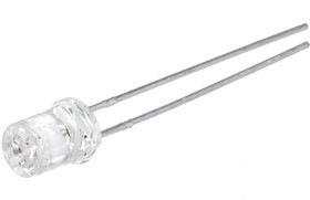 LL-504WC2K-W2-3P, LED; 5mm; white cold; 210?350mcd; 120°; Front: recessed; 2.8?3.8V