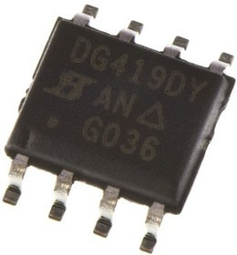 DG419DY-T1-E3, DG419DY-T1-E3 Analogue Switch Single SPDT 15 V, 18 V, 24 V, 28 V, 8-Pin SOIC DG419DY-T1-E3, DG419DY-T1-E3 Analogue Switch Single SPDT 15 V, 18 V, 24 V, 28 V, 8-Pin SOIC