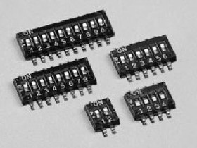 IKH0404000, DIP Switches / SIP Switches DIP SWITCH IKH HALF PITCH
