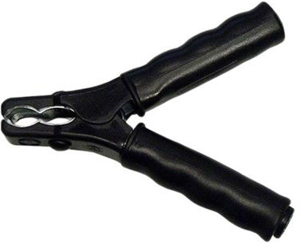 RS PZA 7524 / SW, Crocodile Clip 4 mm Connection, 32A, Black