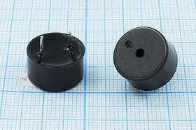 Излучатель звука со встроенным генератором пьезоэлектрический 14x8мм, питание 1.5~12В, 4кГц; KPI-G14