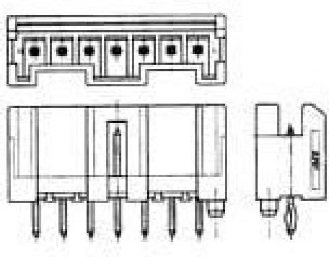 5-1376492-2, Headers &amp; Wire Housings 2.5 SMC HDR 2P WHITE TAPE
