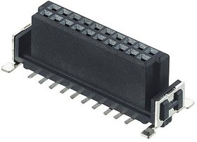 M55-6002042R, Board to Board & Mezzanine Connectors 20P 1.27 SMC Female Vertical SMT Type M55-6002042R, Board to Board & Mezzanine Connectors 20P 1.27 SMC Female Vertical SMT Type