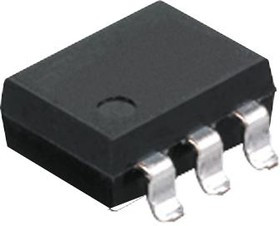 AQV104A, МОП-транзисторное реле, SPST-NO (1 Form A), DC, 400 В, 180 мА, DIP-6, SMD (Поверхностный Монтаж)