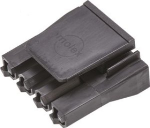44441-2004, Sabre Female Connector Housing, 7.49mm Pitch, 4 Way, 1 Row