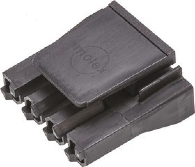 44441-2004, Sabre Female Connector Housing, 7.49mm Pitch, 4 Way, 1 Row 44441-2004, Sabre Female Connector Housing, 7.49mm Pitch, 4 Way, 1 Row