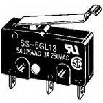 SS-5GL13T-A12, Basic / Snap Action Switches Subminiature Basic Switch