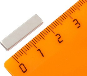 Неодимовый магнит прямоугольник 20х5х2 мм