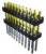EW5014LS900, EW Series Straight Through Hole Pin Header, 50 Contact(s), 2.54mm Pitch, 1 Row(s), Unshrouded