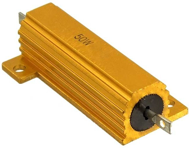 RX24 50W 5% 33R, (33 +5% 50Вт с радиатором), Проволочный резистор 50 Вт 33 Ом +5%