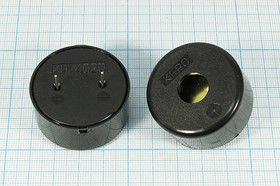 Излучатель звука пьезокерамический без генератора (1~90)В, Резонансная 3.1кГц зп 40x20\1~90\\ 3,1\2P