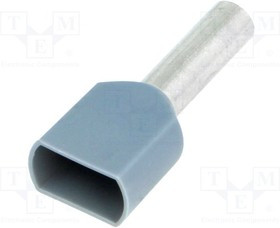 BM00560, Наконечник: втулка, изолированный,двойной, медь, 4мм2, 12мм, обжим