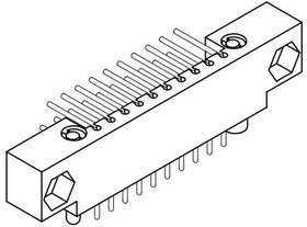 WTBV44PD7SY-B82, Rectangular MIL Spec Connectors W-Series 0.100