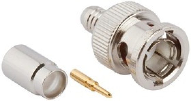 031-71035, RF Connectors / Coaxial Connectors 75 OHM BNC CRMP PLUG