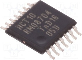 74HCT10PW.112, IC: цифровая; NAND; Ch: 3; IN: 3; CMOS,TTL; SMD; TSSOP14; HCT; туба