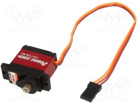 POLOLU-1047, Двигатель: сервомеханизм, 4,8-6ВDC, mini, цифровой, 16г, металл