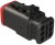 AT06-6S-SR02BLK, Automotive Connectors Plug 6-Way RD Seal Strain Relief Black
