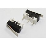 Микропереключатель , размер 13x 6 x 7, 1А, переключение ON-(ON), размер концевика L13, MSW-22