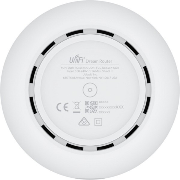 UniFi Dream Router Маршрутизатор 2 ядра (1,35 ГГц), Wi-Fi 6, 5х 1G RJ45 UniFi Dream Router Маршрутизатор 2 ядра (1,35 ГГц), Wi-Fi 6, 5х 1G RJ45