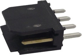 76384-304LF, Conn Shrouded Header HDR 4 POS 2.54mm Solder ST Top Entry Thru-Hole Dubox® Bag