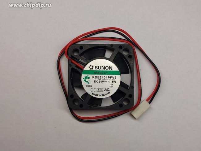 Вентилятор Sunon KDE2404PFV2 (KDE2404PFV2-11AB) 40x10мм 24V 1.4W 0.06A