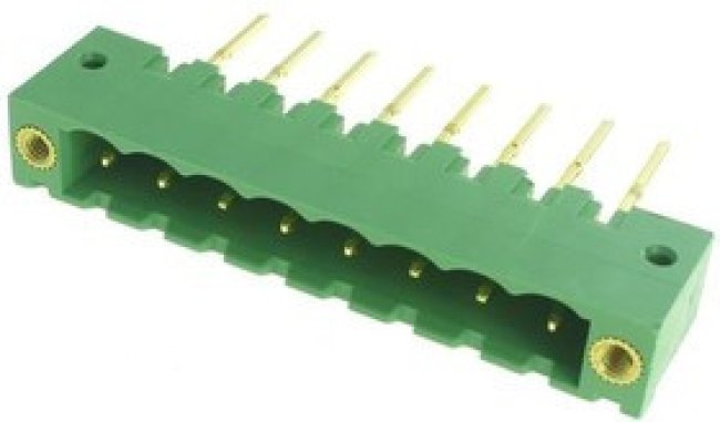 1826102, Pluggable Terminal Blocks 8 Pos 5.08mm pitch Through Hole Header