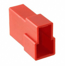 180908-1, Conn Housing RCP 2 POS Crimp ST Cable Mount Red Box