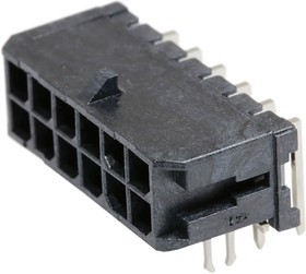 SCT3001WR-2x06P, Разъем Micro-Fit 3.0 розетка на плату угловая 12pin SCT3001WR-2x06P, Разъем Micro-Fit 3.0 розетка на плату угловая 12pin