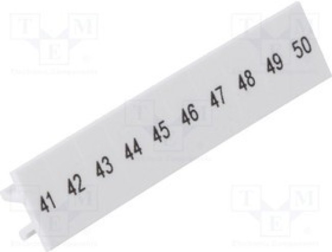 1050017:0041, Terminal Block Tools &amp; Accessories 5.2mm HZ STRIP 41-50