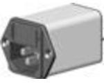 4301.5002, Разъем питания AC, гнездо, "папа", 2А, 250В AC, IEC 60320