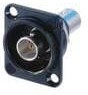 NBB75DFIB, RF Connectors / Coaxial Connectors Recp D isolated feedthrough black