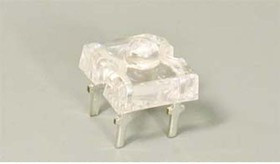 Светодиод 7,62x 7,62x 4,4, зеленый, 2000 мкд, угол 65, цвет линзы: прозрачный, JSE-1285DC