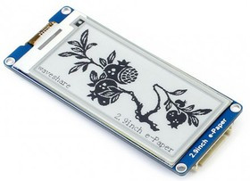 2.9inch e-Paper Module, E-Ink дисплей 296×128px, SPI интерфейс
