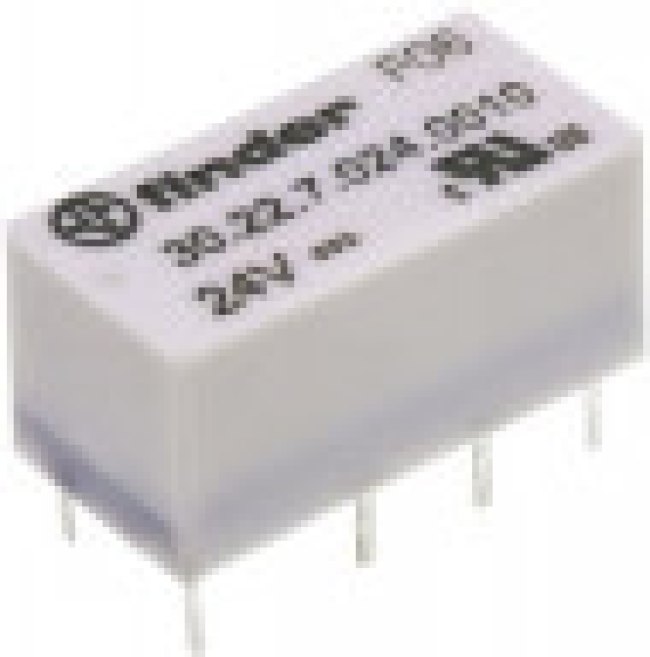 30.22.7.024.0010, Реле 2 переключ. 24VDC, 2A/250VAC DPDT