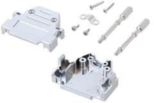 SDRS15HOT, D-SUB HOOD, DA, 180 DEG, PLASTIC