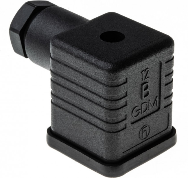 935980317 RS GDM 2016 schwarz, GDM 2P+E DIN 43650 A, Female Solenoid Valve Connector, 250 V Voltage 935980317 RS GDM 2016 schwarz, GDM 2P+E DIN 43650 A, Female Solenoid Valve Connector, 250 V Voltage