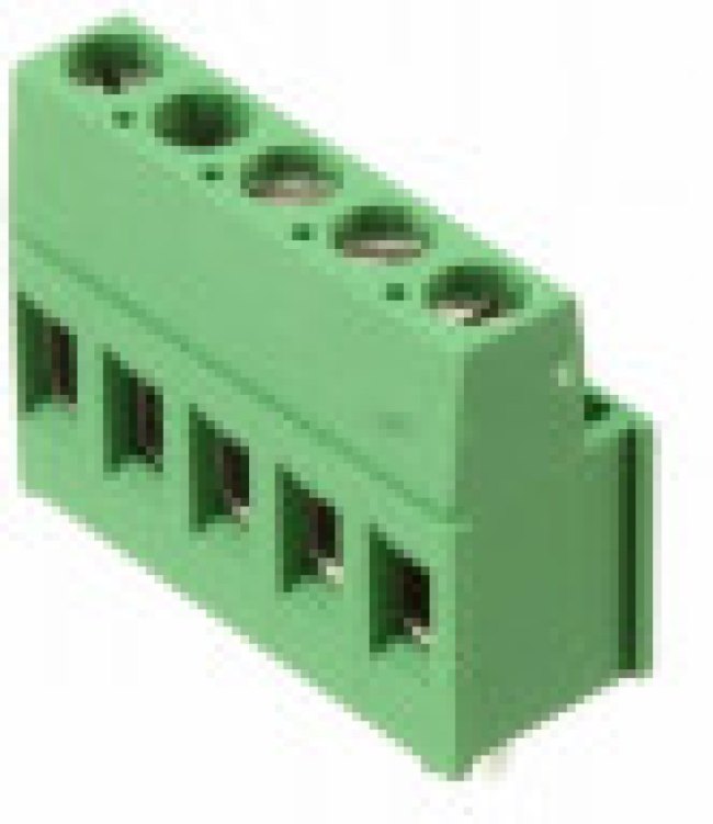 282857-5, Fixed Terminal Blocks TERMI-BLOK PCB MOUNT 90 5P.5