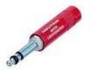 NP3TB-R, Phone Connectors 3C 1/4" PLG RED