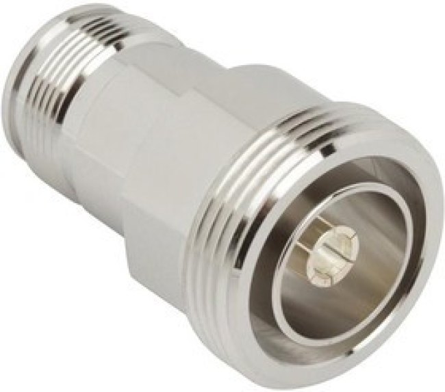 AD-716J4310J-1, Conn 4.3/10-7/16 Adapter 0Hz to 6GHz 50Ohm ST F/F Silver