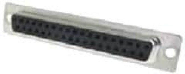 L77SDC37S, D-Sub Standard Connectors Female 37P solder cup tinned shell