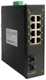 Коммутатор промышленный, Гигабитный, с креплением на DiN рейку, 8LAN + 2 SFP, CO-PF-8G2SFP-P508, ComOnyx