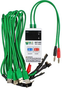 Тестер напряжения и тока Best BST-053 (4,2- 4,8V, 3А) с разъемами для подключения - iPhone 6S, 6G, 6